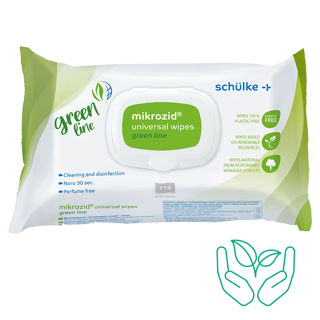 mikrozid® universal wipes green line maxi