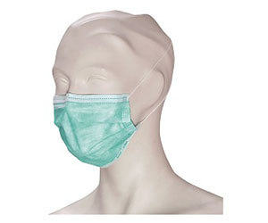 wiroCARE LOOP Gesichtsmaske, grün