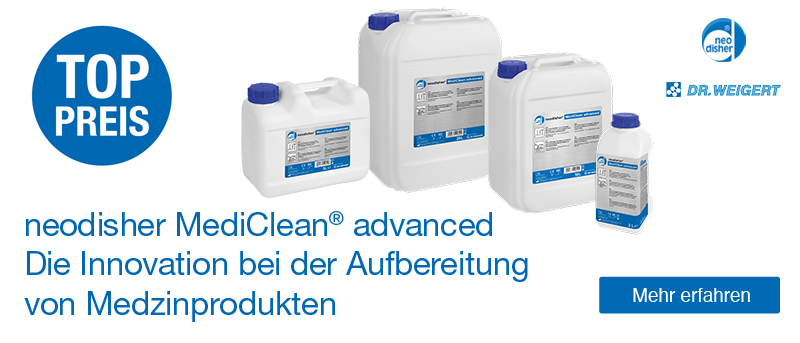 Slider neodisher MediClean advanced - Die Innovation bei der Aufbereitung von Medizinprodukten